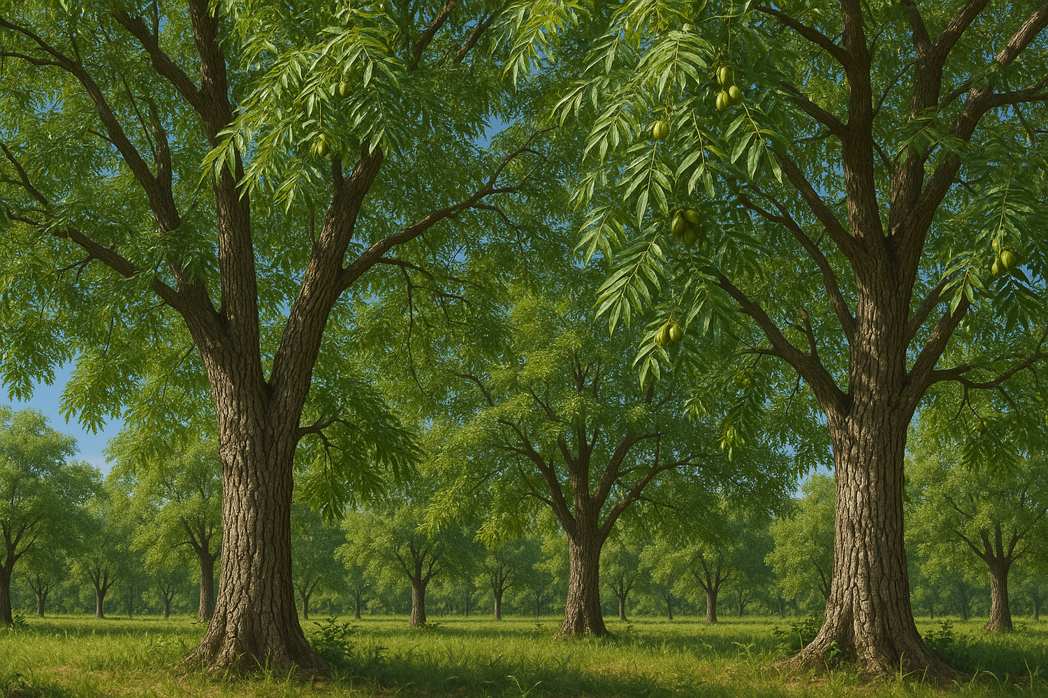 realistic pecan trees